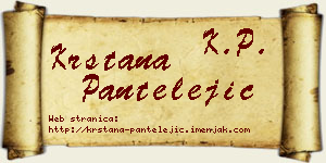Krstana Pantelejić vizit kartica